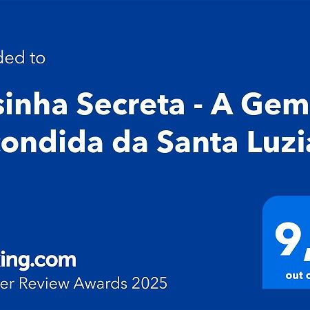 Casinha Secreta - A Gema Escondida Da Santa Luzia Apartman Santa Luzia  Kültér fotó